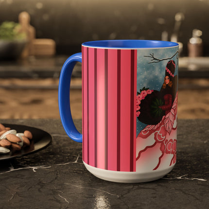 Winter Rose Empress Colorful Mugs (11oz, 15oz)