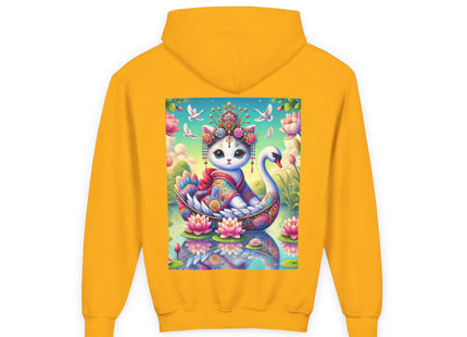 Geisha Kitten’s River Voyage Youth Heavy Blend Hooded Sweatshirt