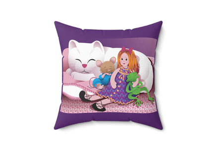 Joy of Friendship Spun Polyester Square Pillow