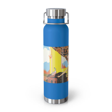 Glimpses of Opulence by Ezio Anichini Copper Vacuum Insulated Bottle, 22oz