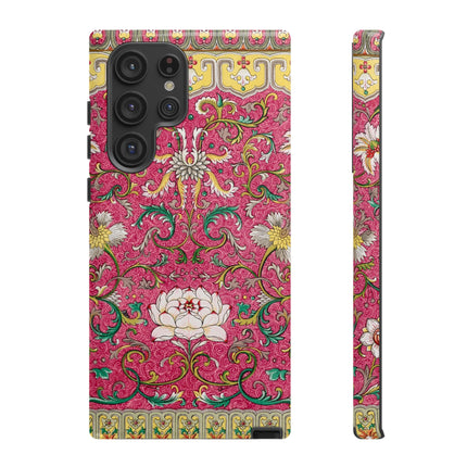 Pink Floral Pattern by Owen Jones Phone Cases