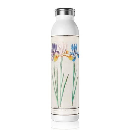 Iris, Iris sibirica by Anselmus Boëtius de Boodt Slim Water Bottle
