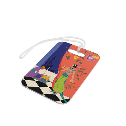 Midnight Arabian Reverie Luggage Tag – Mystical Elegance & Enchanted Nights