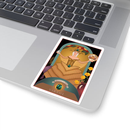 June & Pearl, Alexandrite (from the Gem Series) by Sofia Chiostri Kiss-Cut Stickers (4 Sizes)