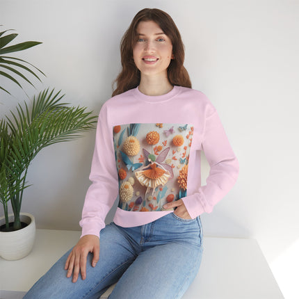 Dahlia Fairy Unisex Heavy Blend™ Crewneck Sweatshirt