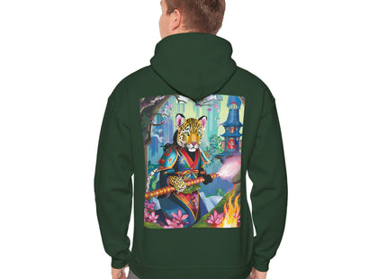 Cyberpunk Leopard – Heavy Blend™ Hooded Sweatshirt