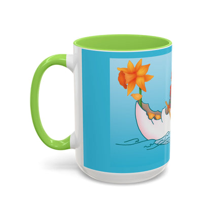 A Rooster's Seafaring Adventure Colorful Mugs, 11oz