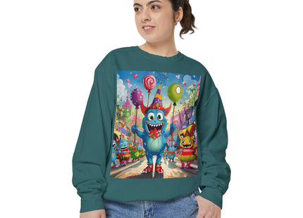 Monster Parade Madness Unisex Garment-Dyed Sweatshirt