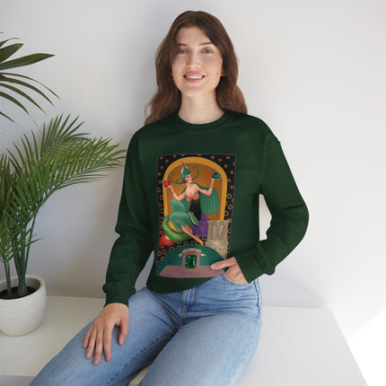May & Emerald (from the Gem Series) by Sofia Chiostri Heavy Blend™ Crewneck Sweatshirt
