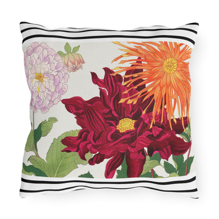 Dahlia Flower by Tanigami Kônan Outdoor Pillows