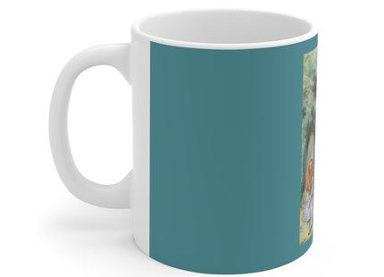 “I growl when I’m pleased, and wag my tail when I’m angry” by Sir John Tenniel Ceramic Mug 11oz