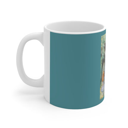 “I growl when I’m pleased, and wag my tail when I’m angry” by Sir John Tenniel Ceramic Mug 11oz