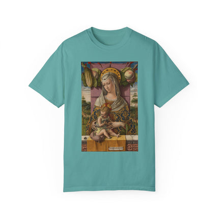 Madonna and Child by Carlo Crivelli Unisex Garment-Dyed T-shirt