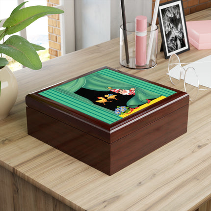 Easter Elf's Whimsy Jewelry Box