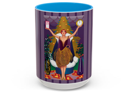 Countdown to Christmas Elegance Colorful Mugs (11oz, 15oz)
