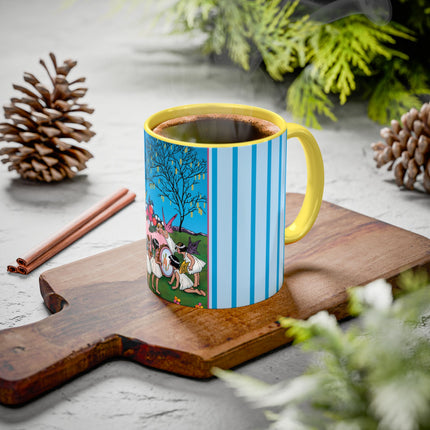 Enchanted Easter Gathering Colorful Mugs (11oz, 15oz)
