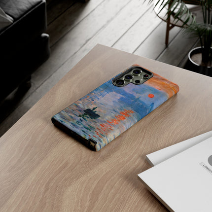Sunrise by Claude Monet Phone Cases