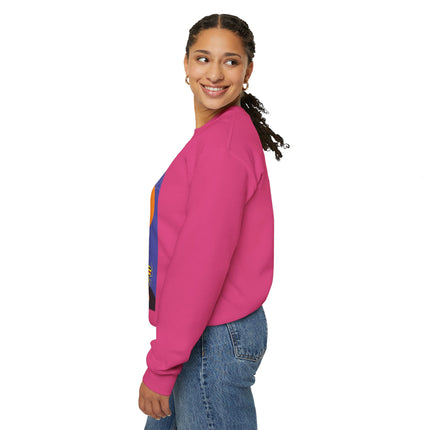 Halloween Night at the Haunted House Unisex Heavy Blend™ Crewneck Sweatshirt