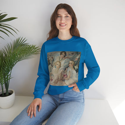 Les Femmes Fatales by Gerda Wegener Heavy Blend™ Crewneck Sweatshirt