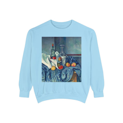 The Peppermint Bottle by Paul Cézanne Unisex Garment-Dyed Sweatshirt