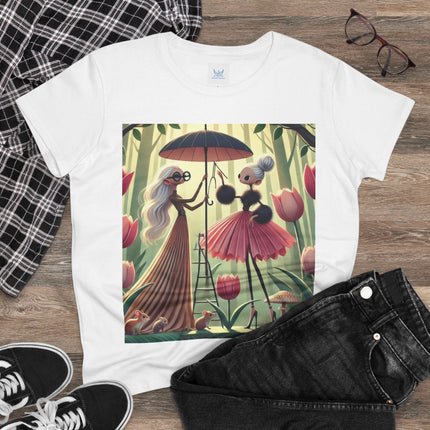 Under the Tulip Parasol Cotton Tee