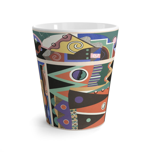 Collection decors et couleurs Pl.03 by Georges Valmiers Latte Mug