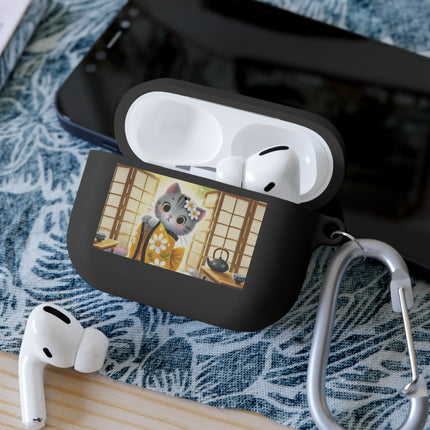Playful Kitten in the Tea Room AirPods and AirPods Pro Case