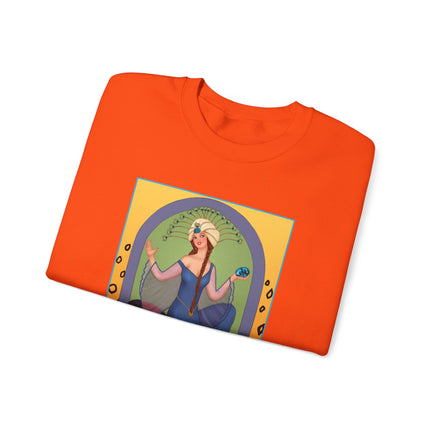December & Tanzanite (from the Gem Series) by Sofia Chiostri Heavy Blend™ Crewneck Sweatshirt