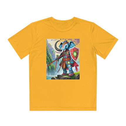 Cyberpunk Elephant Youth Competitor Tee