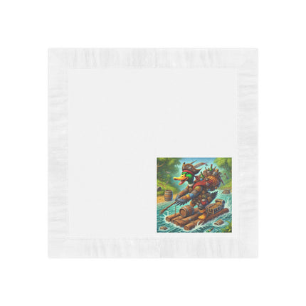The Daring Drake White Coined Napkins