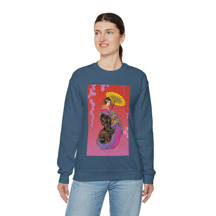 Enchanting Geisha Heavy Blend™ Crewneck Sweatshirt