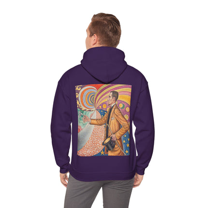 Portrait of Felix Feneon by Paul Signac Heavy Blend™ Hooded Sweatshirt