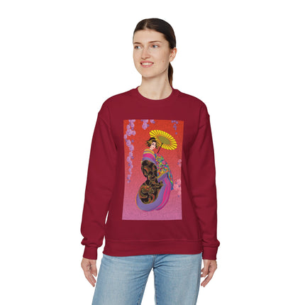 Enchanting Geisha Unisex Heavy Blend™ Crewneck Sweatshirt
