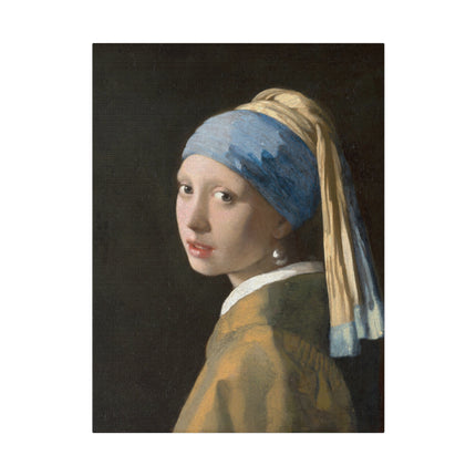 Girl with a Pearl Earring by Johannes Vermeer Matte Canvas, Stretched, 0.75"