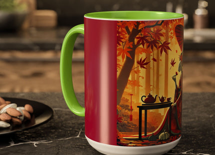 Theatrical Harvest Rabbit Colorful Mugs (11oz, 15oz)