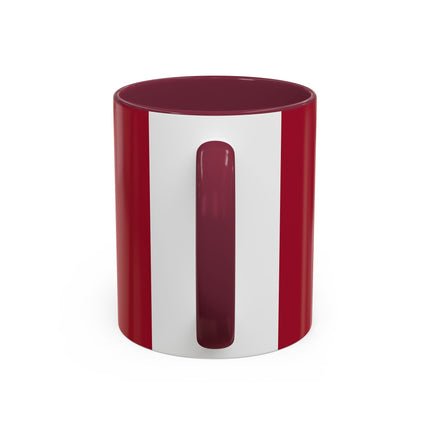 Butterfly Empress of the Crimson Pavilion Colorful Mug (11oz, 15oz) – Art Deco Beauty, Butterfly Elegance & Ornamental Style