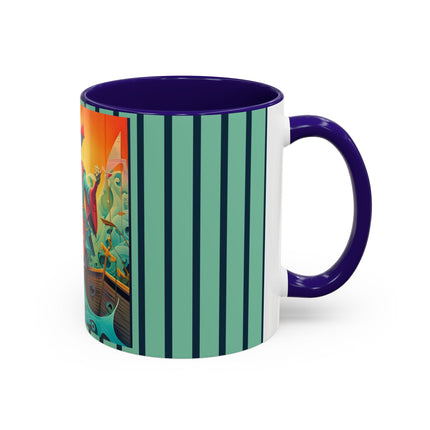 Skeleton Crew of the Misty Seas Colorful Mugs (11oz, 15oz)