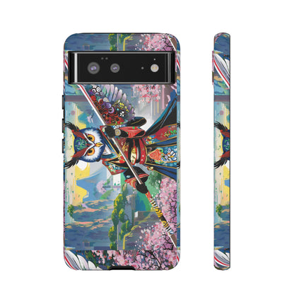 Cyberpunk Samurai Owl Phone Cases