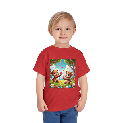 Teddy Bear Friendship Toddler Short Sleeve Tee