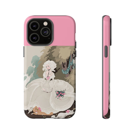 Rococo Garden Reader Phone Case – Whimsical Elegance & Timeless Charm