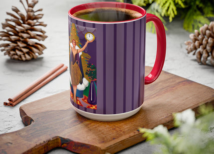 Countdown to Christmas Elegance Colorful Mugs (11oz, 15oz)