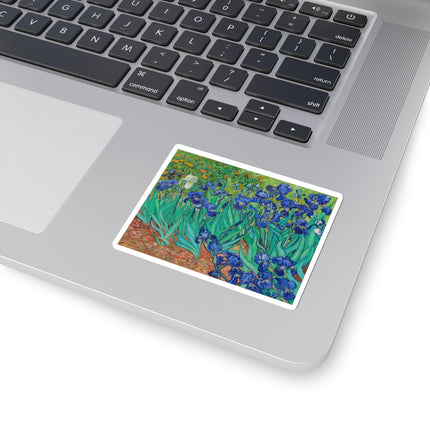 Irises by Vincent Van Gogh Kiss-Cut Stickers (4 Sizes)