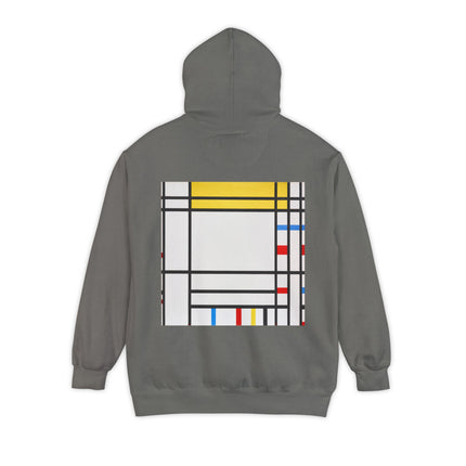 Place de la Concorde by Piet Mondrian Unisex Garment-Dyed Hoodie