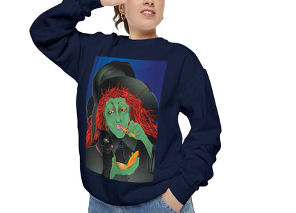 Mirror, Mirror A Witch's Touch Unisex Garment-Dyed Sweatshirt