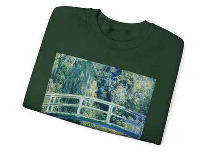 Water Lilies and Japanese Bridge by Claude Monet Heavy Blend™ Crewneck Sweatshirt
