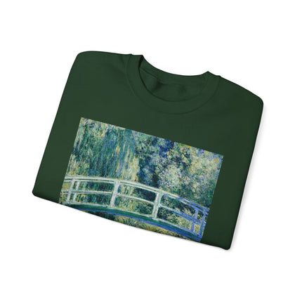 Water Lilies and Japanese Bridge by Claude Monet Heavy Blend™ Crewneck Sweatshirt