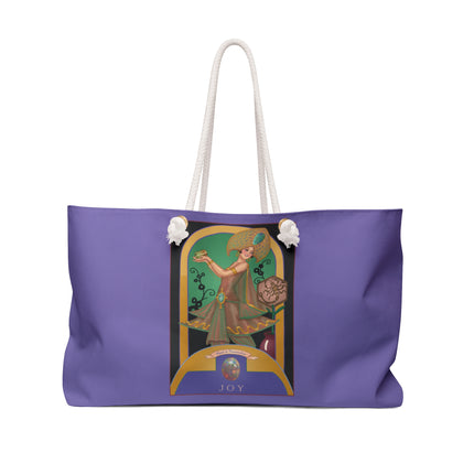 October & Opal, Tourmaline (from the Gem Series) by Sofia Chiostri Weekender Bag