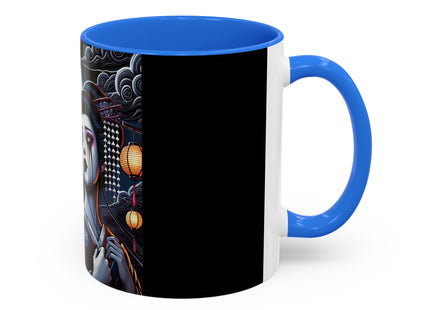 Geisha’s Black Ink Tears Colorful Mugs (11oz, 15oz)