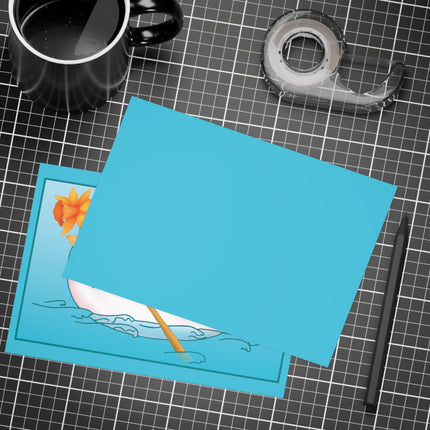 A Rooster's Seafaring Adventure Postcards (envelopes included) - Bundles of 10, 30, 50 Pieces
