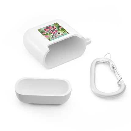 Geisha Kitten Strolls Among the Spoonbills AirPods and AirPods Pro Case